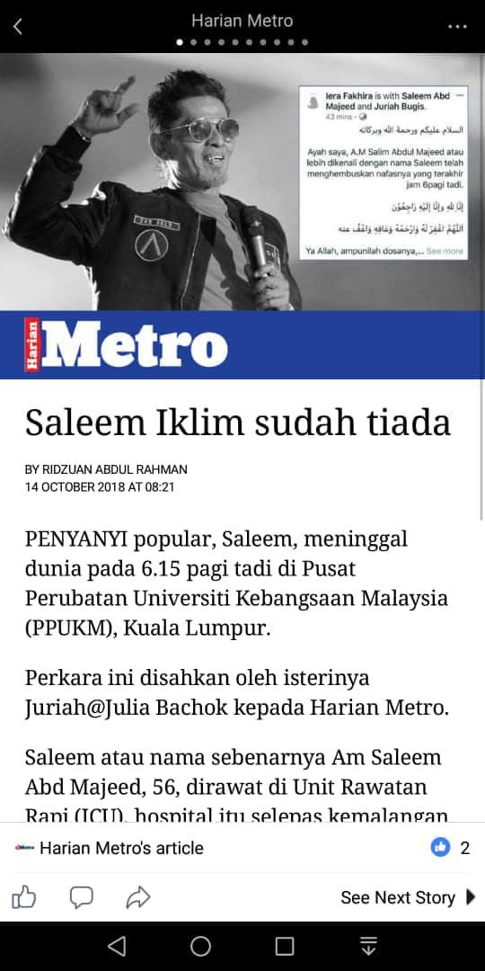 Pergi Tidak Akan Kembali Sebutir Anak Soleh Malaysia Facebook