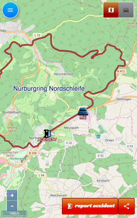 Nordschleife Pacenotes App