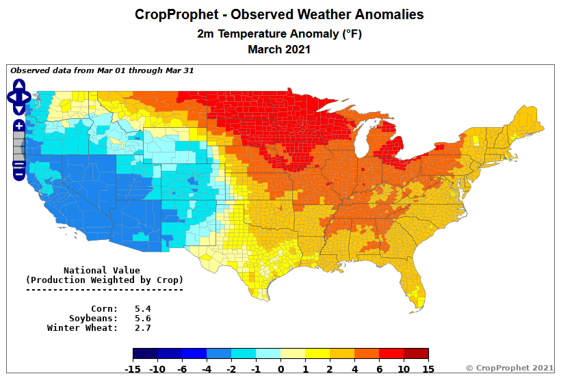 CropProphet - Quantifying the Impact of Weather on Grains