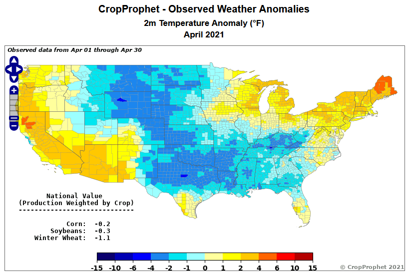 CropProphet - Quantifying the Impact of Weather on Grains