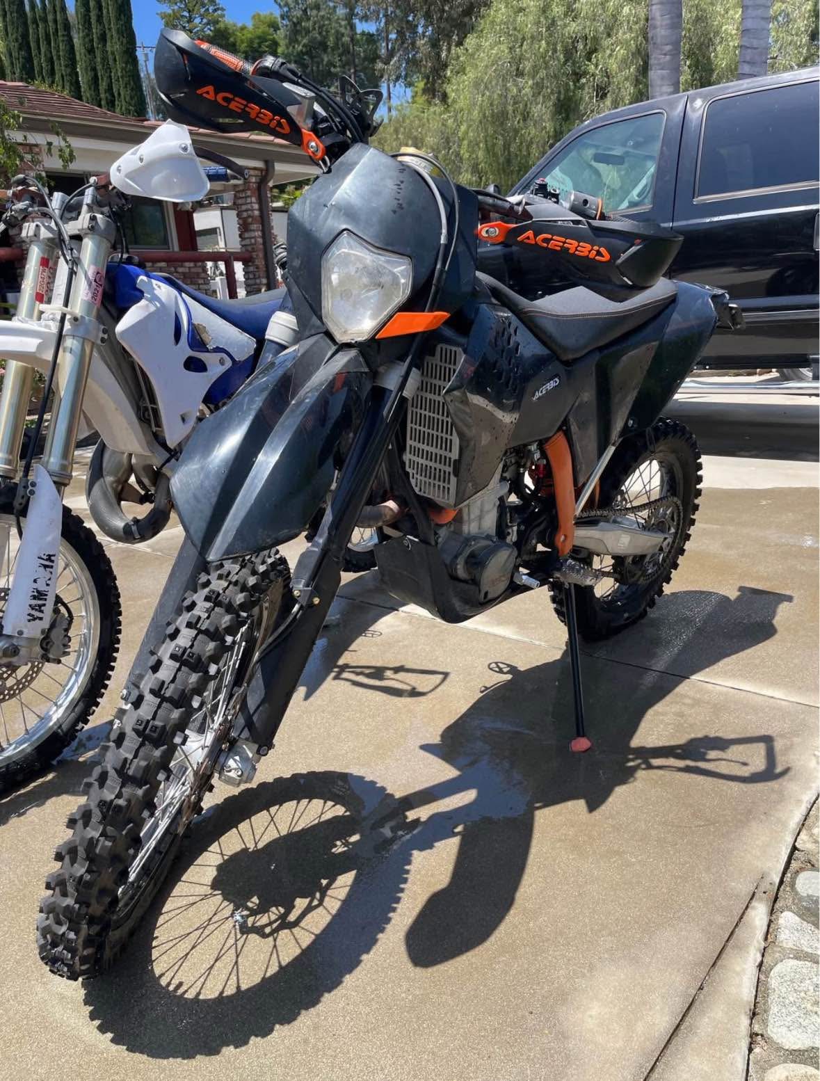 Dirt Bike - 2008 KTM excr dual sport - Motorcycles - Santa Barbara ...