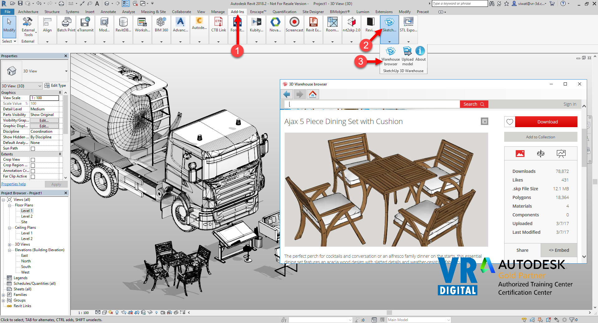 จัดเป็น Add-ins ระดับ 5 ดาวตัวหนึ่ง... - Revit User Group | Facebook