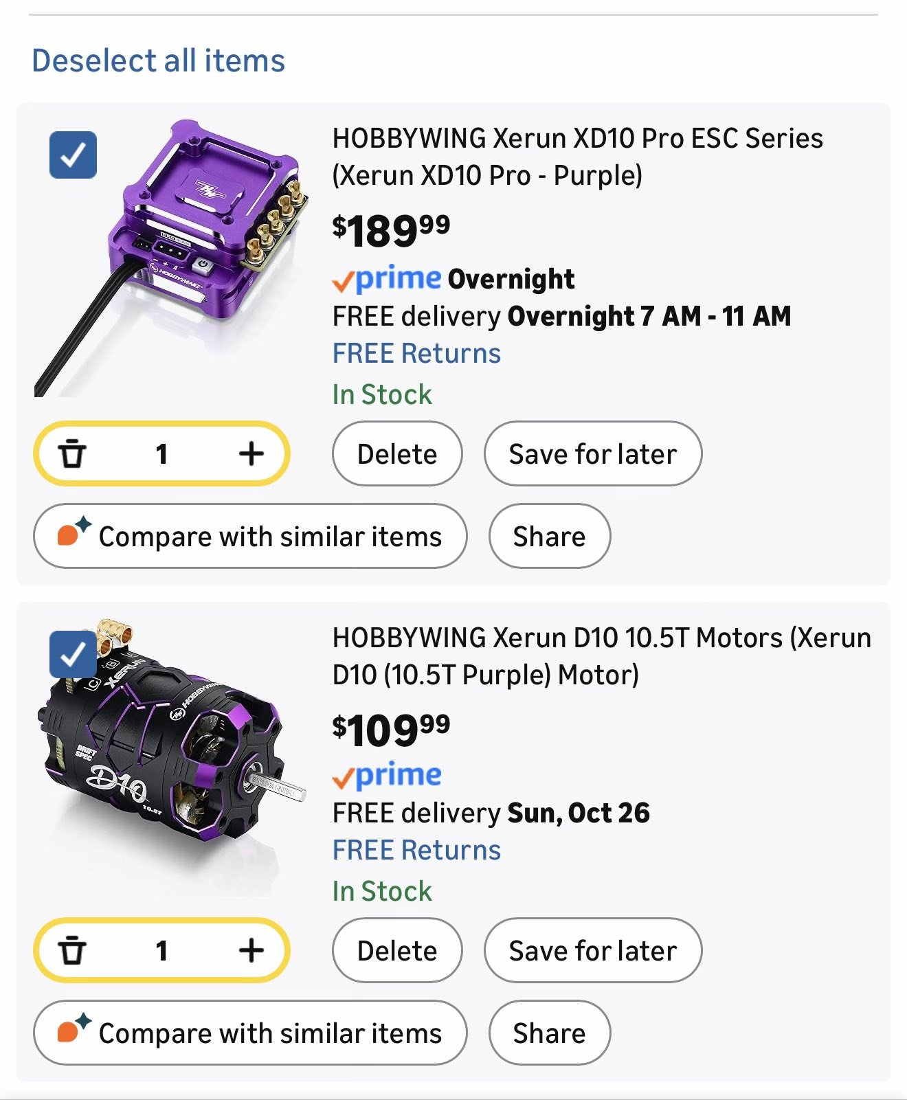 What are pros and cons of HOBBYWING Xerun XD10 Pro ESC and D10