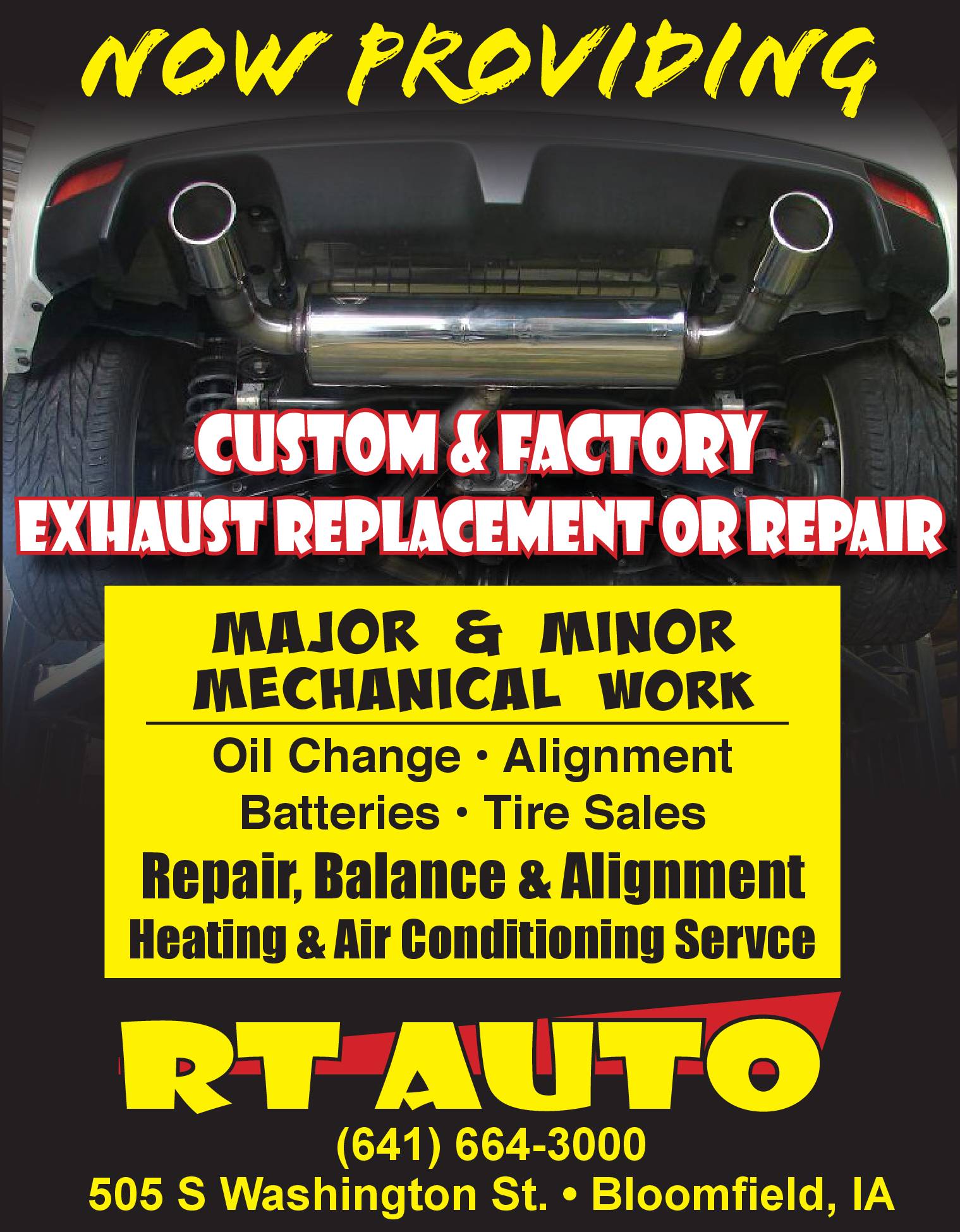 RT Auto | Bloomfield IA