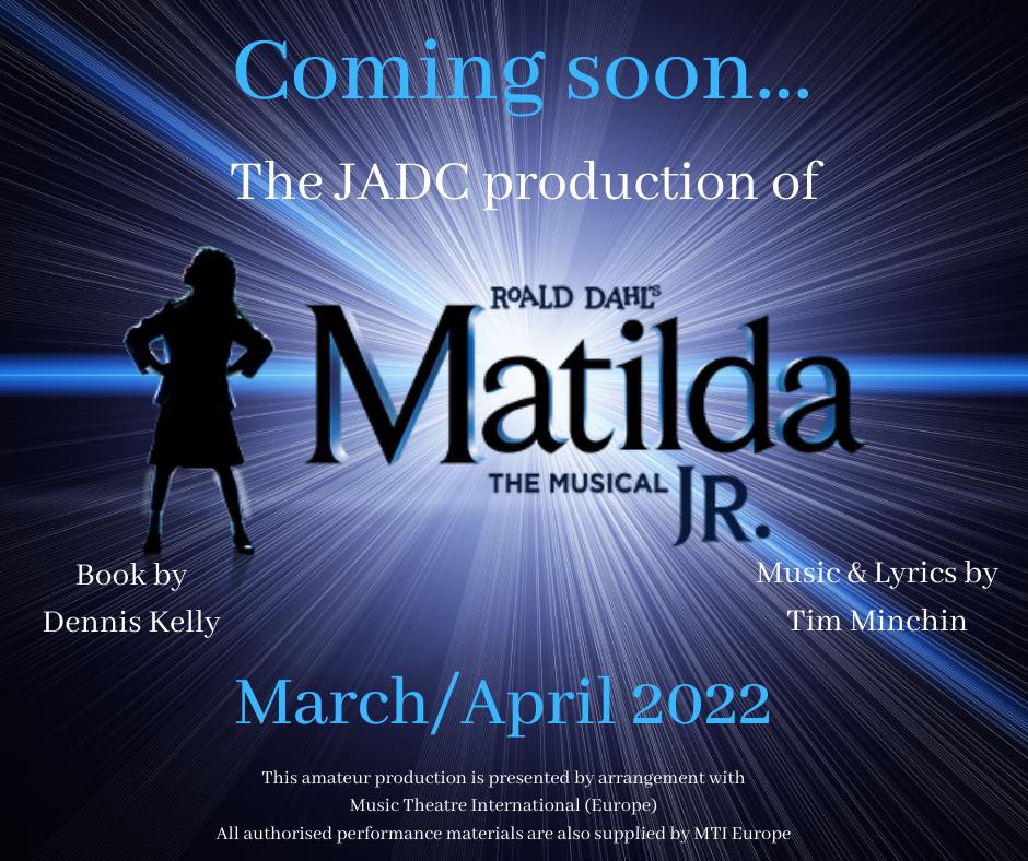 Jersey Amateur Dramatic Club We Have Some Very Exciting News We Are Thrilled To Announce That The Jadc Will Be Putting On The Junior Production Of Matilda In March April 22