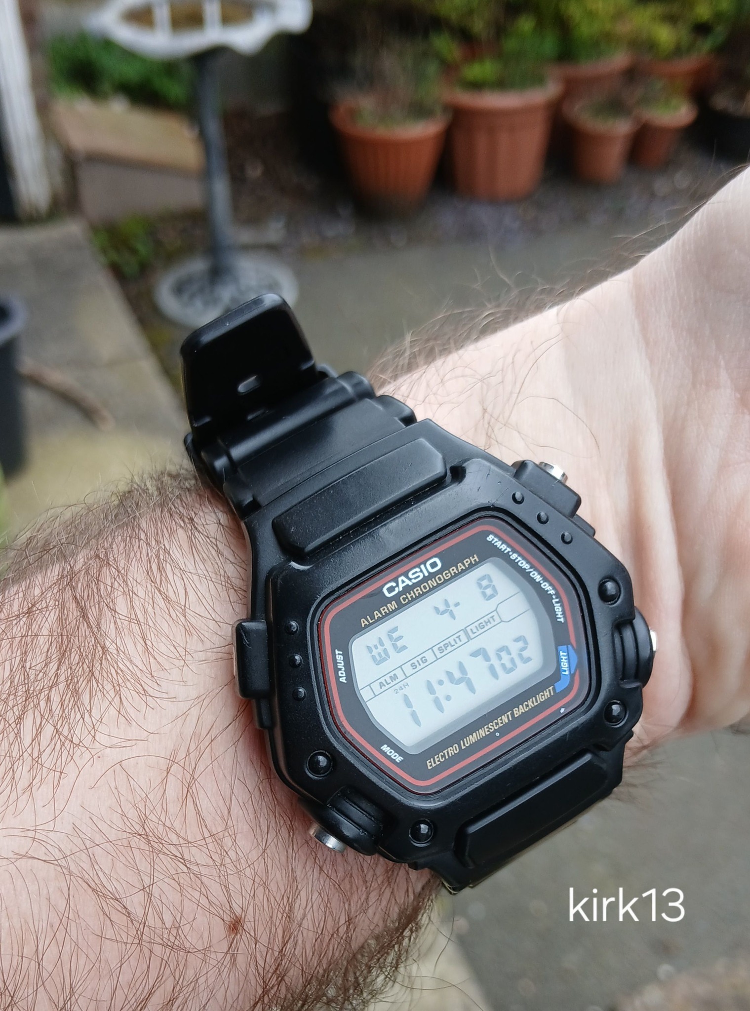 Casio DW-290 watch for work or motorcycle use