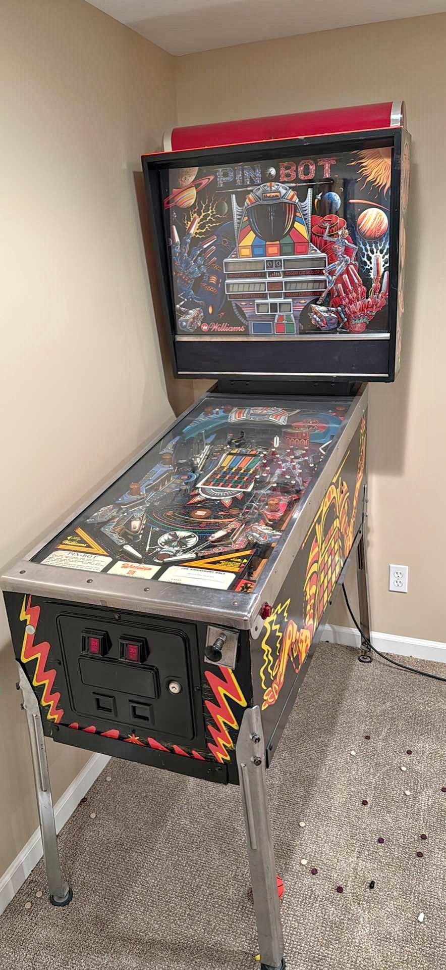 Vintage Pinbot Pinball Machine - Slot Machines - Manchester, Missouri ...
