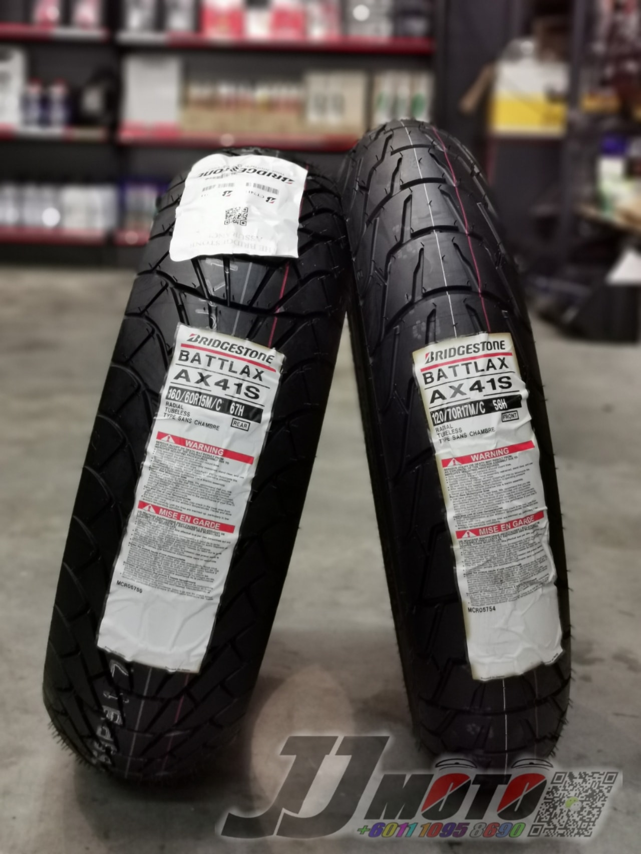 Bridgestone AX41S For Honda Xadv 750 160/60/15&120/70/17 Only 1