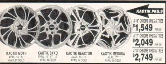 Kaotic Syko 4x100 16in Wheels - Car Wheels, Tires & Parts - Wexford ...