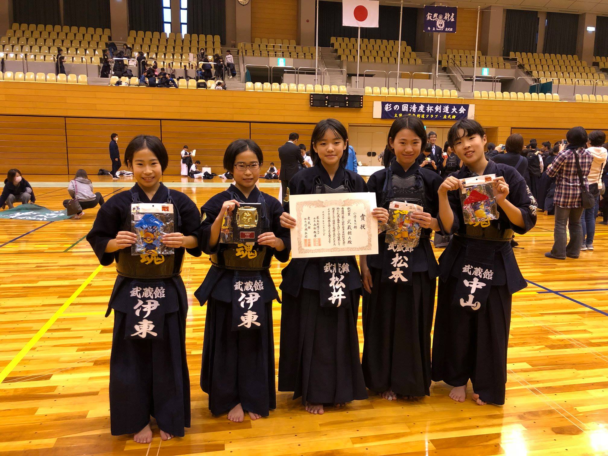 武蔵館 試合結果 第18回彩の国 清虔杯剣道大会 平成30年12月22日 越谷市立総合体育館 基本の部 Facebook