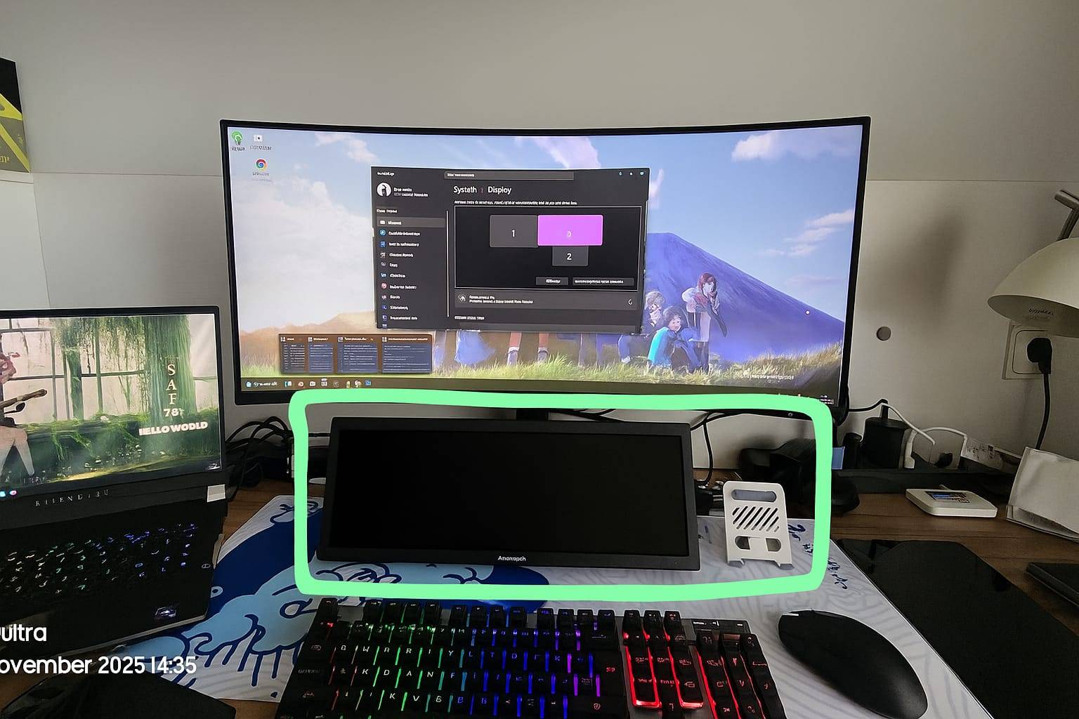 Setup ID | Ada ngga monitor buat di taruh di yang di lingkarin, sebagai ...