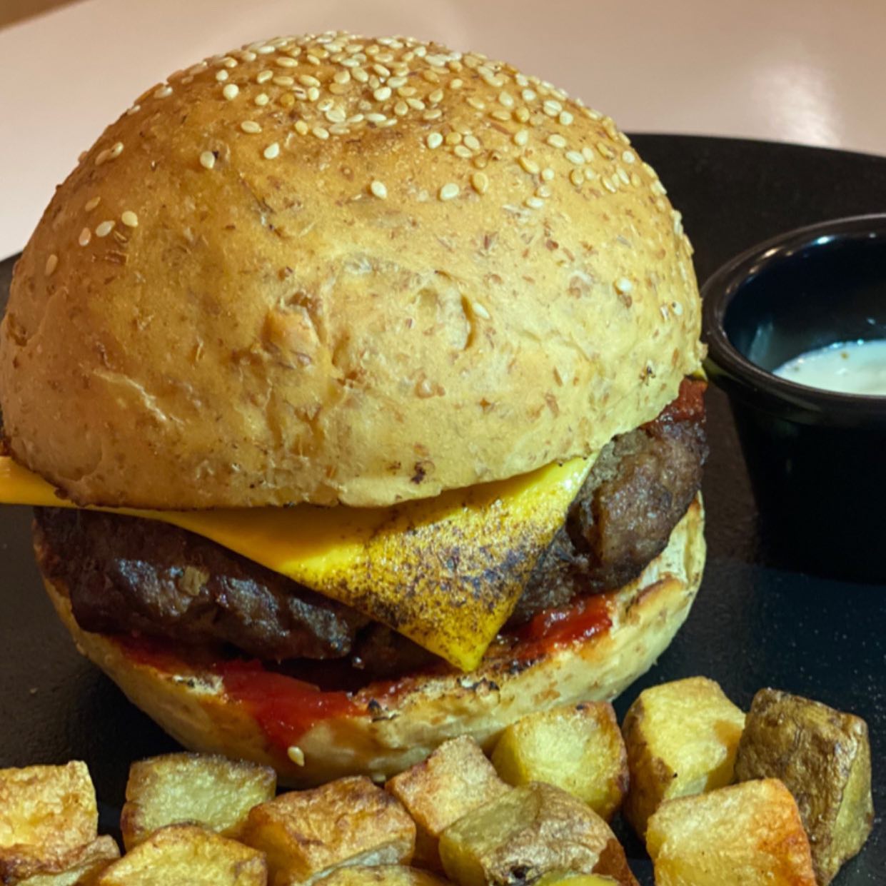Kruma fusion - Burguer Kids, una hamburguesa sin vegetales...