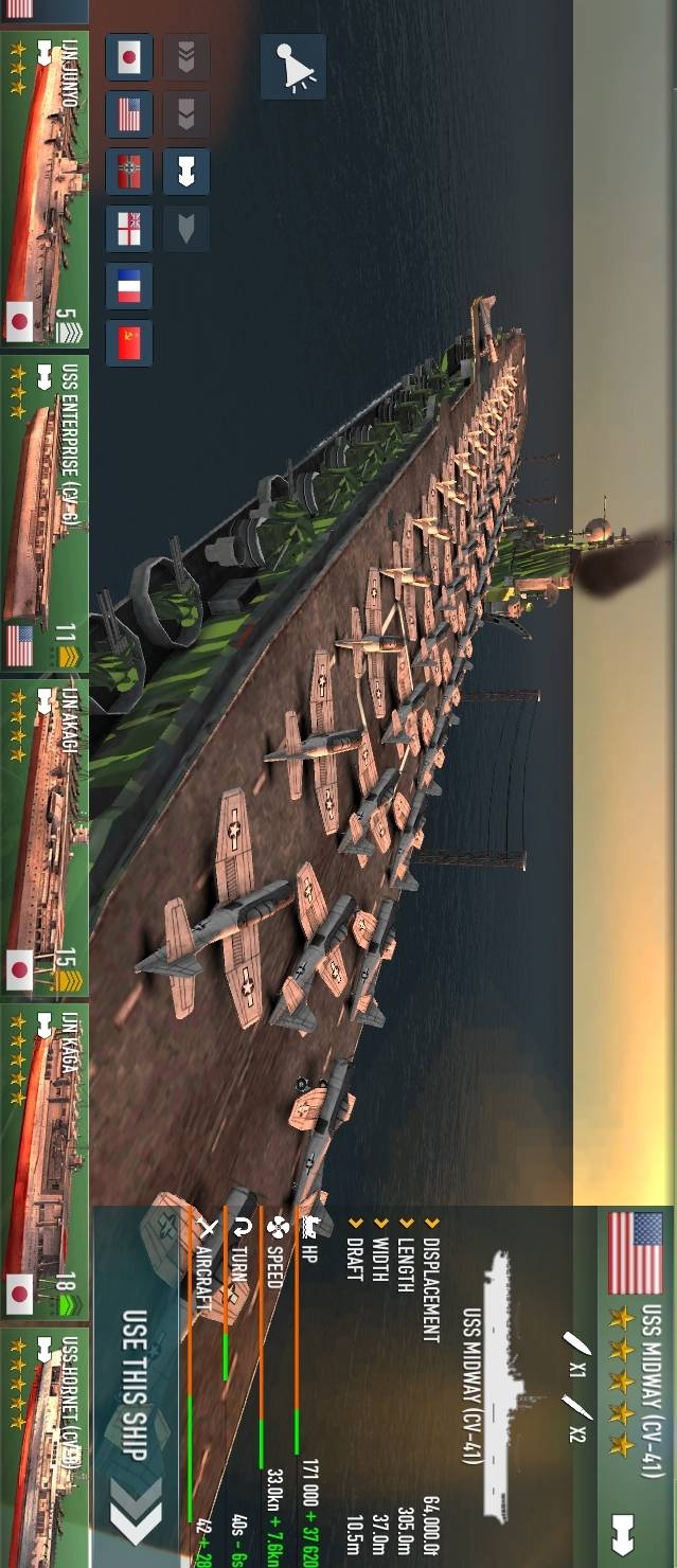 One of the first carriers on videogames the U.S.S. Typhon