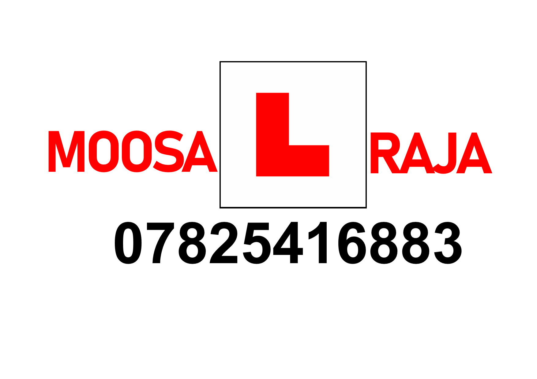 Moosa Raja Driving School