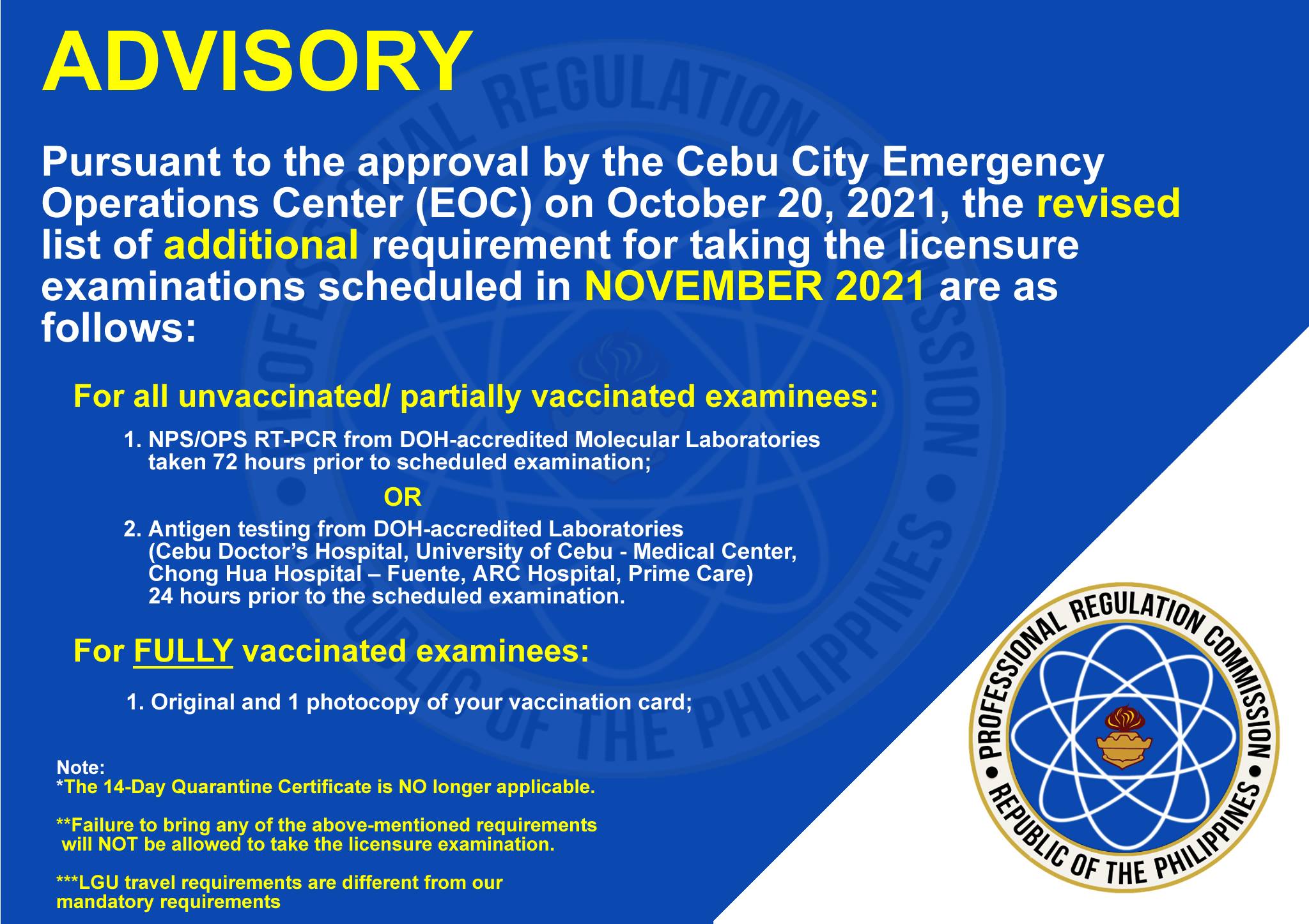 The Professional Regulation... - PRC Region VII - Cebu