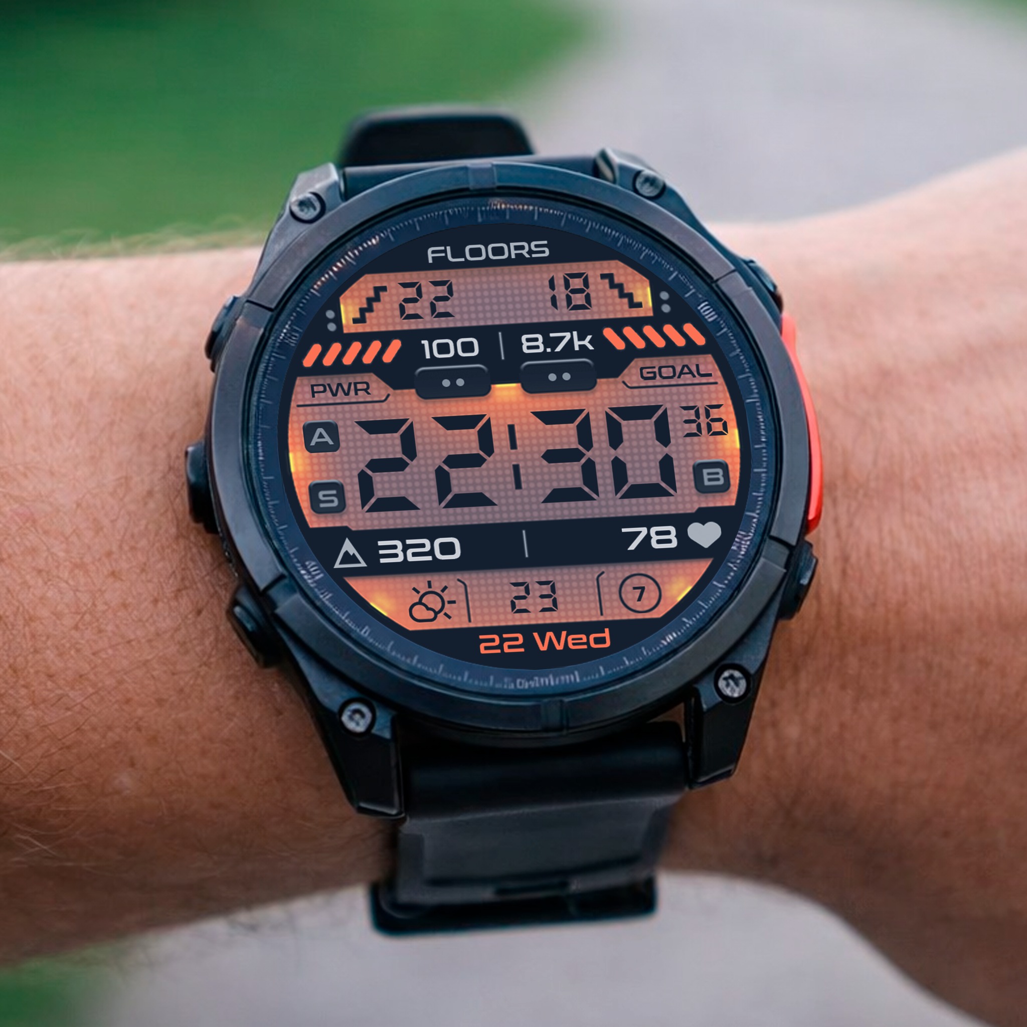 Watch Face Name: OMG 473 - Retro DNA *For AMOLED and MIP devices!*
