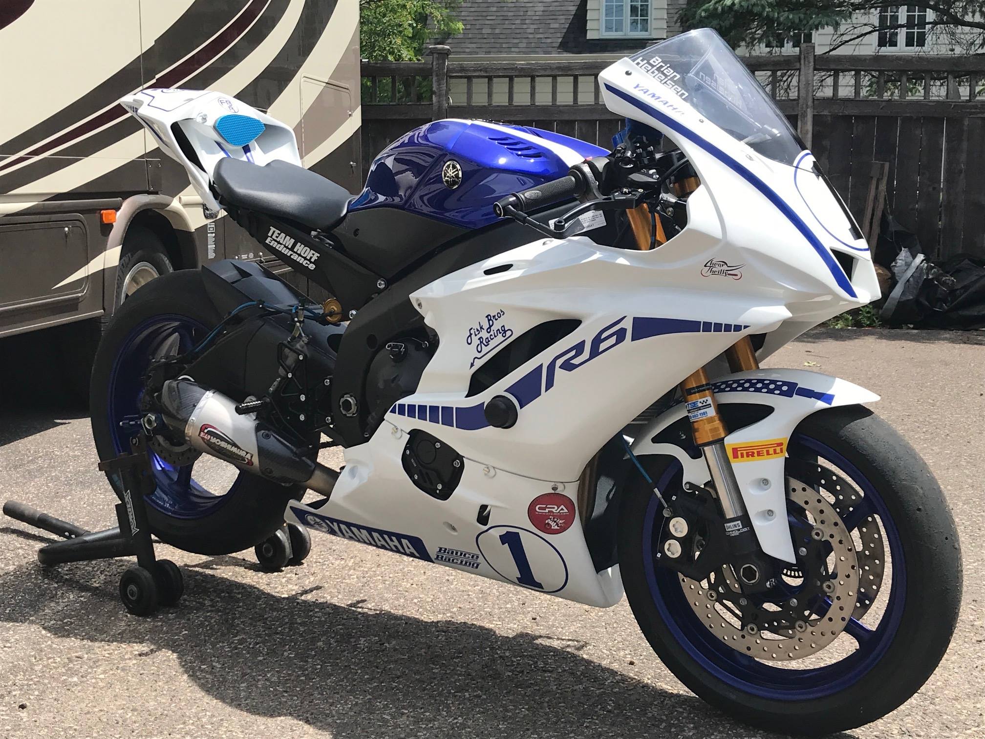 Congrats to Drew on this awesome 2014 Yamaha YZF-R6!!