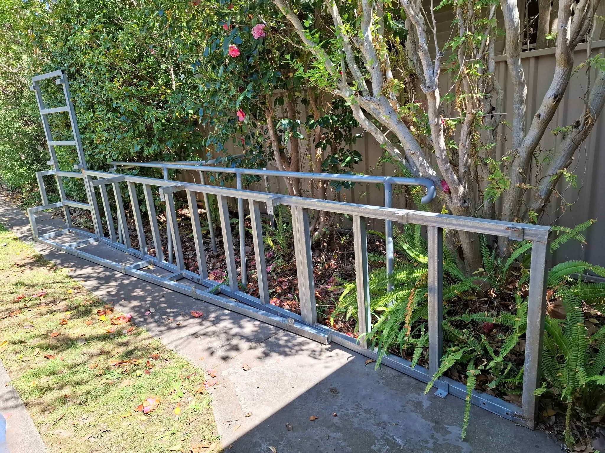 Galvanised rhs steel frame ramp. - Access Ramps - Benalla, Victoria ...