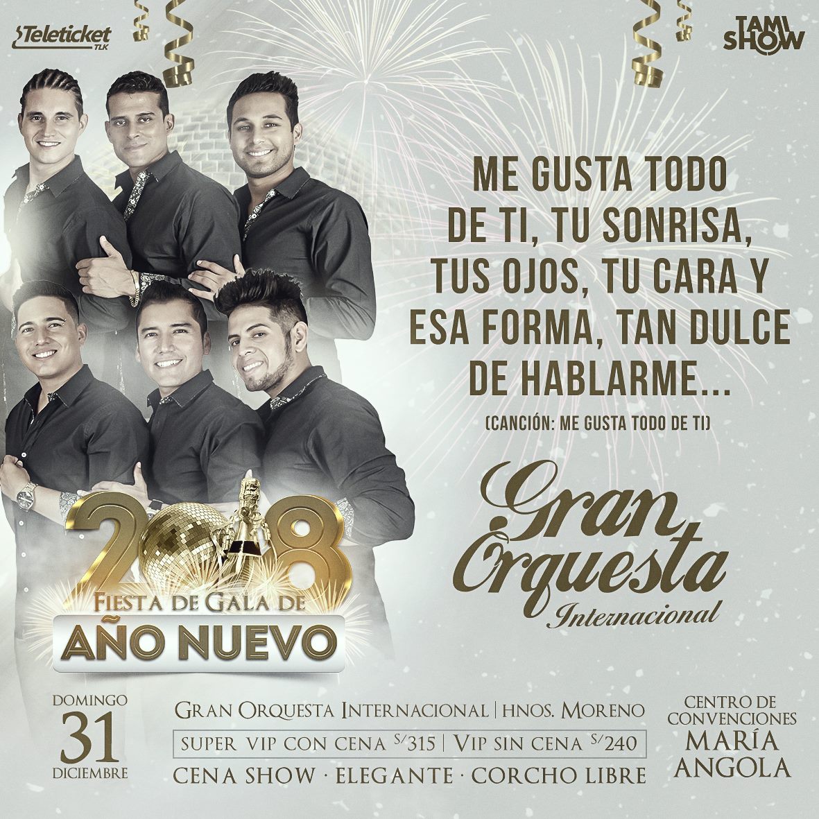 La Mejor Fiesta De Ano Nuevo Con La Gran Gran Orquesta Internacional Facebook gran orquesta internacional