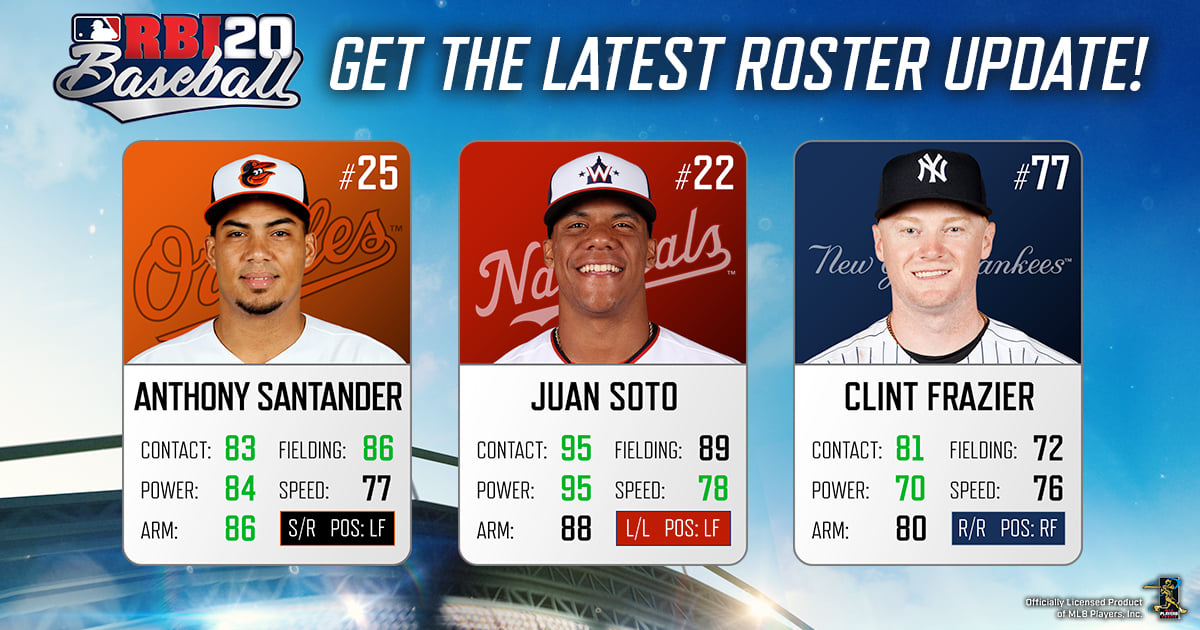 RBI Game - It's Friday, which means the #RBIGAME Roster...
