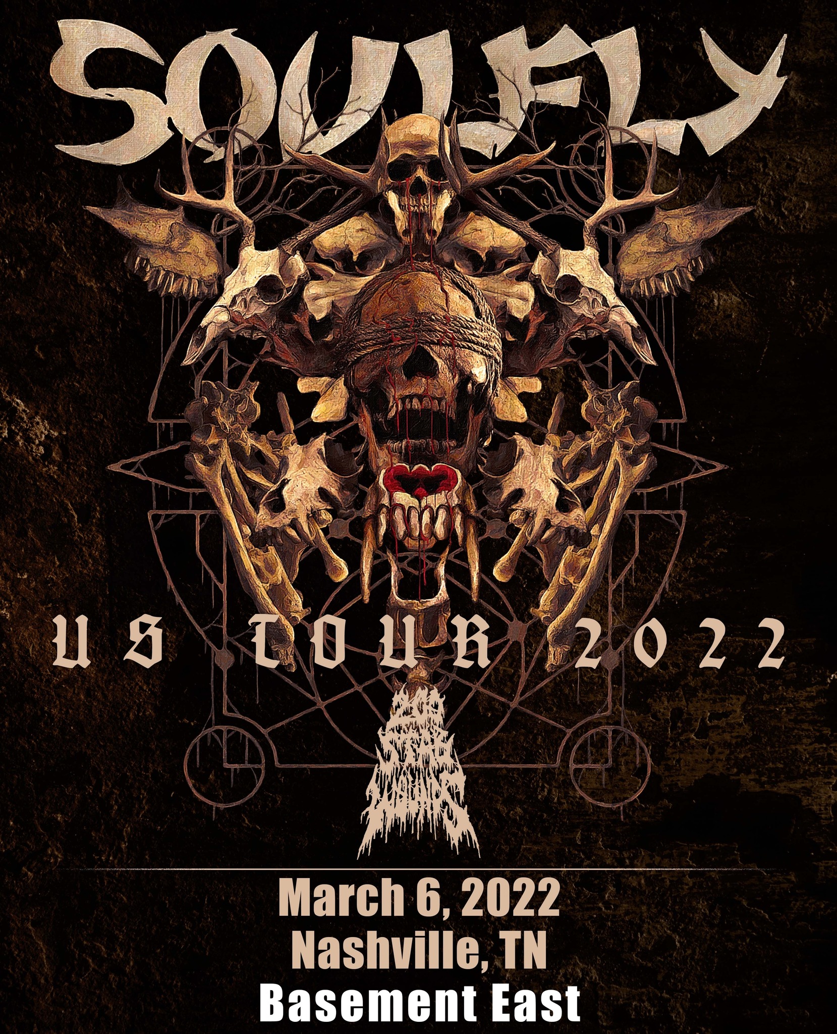 The Basement East - NEW SHOW! Heavy Metal legends Soulfly with 200 Stab ...