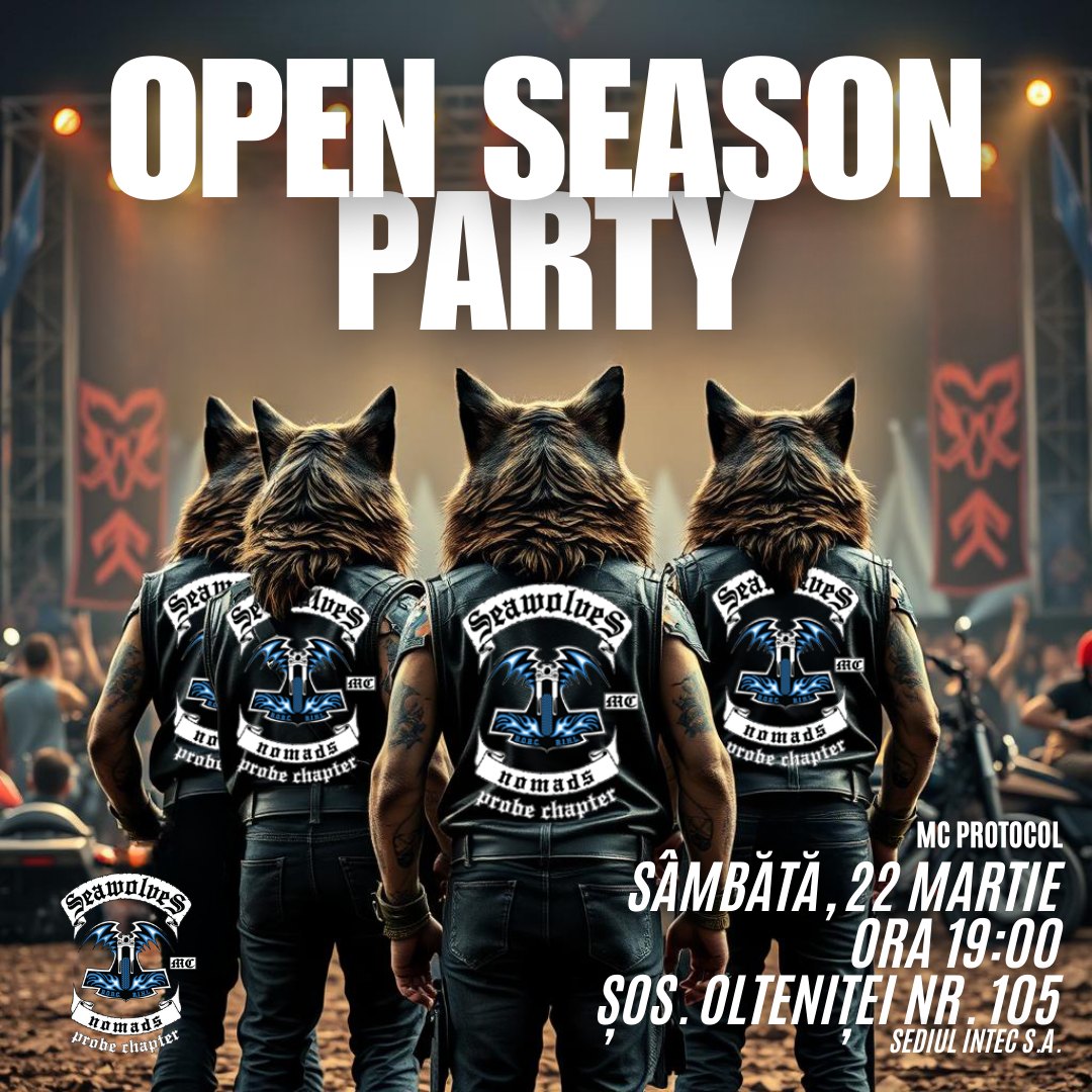 Open Season Party - Seawolves MC Nomads Probe Chapter