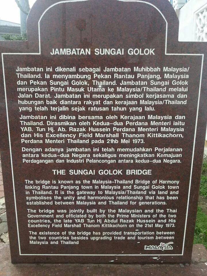 Rantau Panjang Post Sejarah Jambatan Sungai Golok Facebook