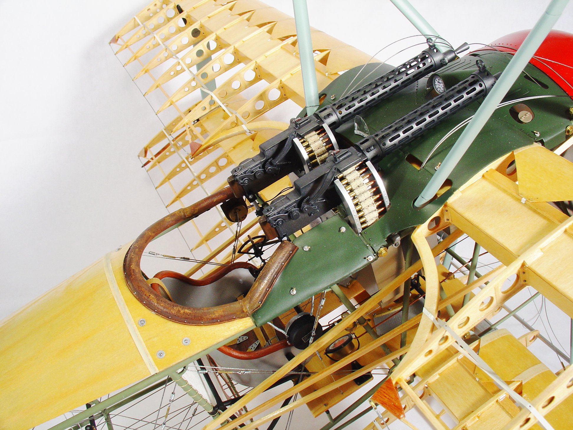 Hasegawa 1/8 Fokker Dr.I..not for the faint of heart. Me? I