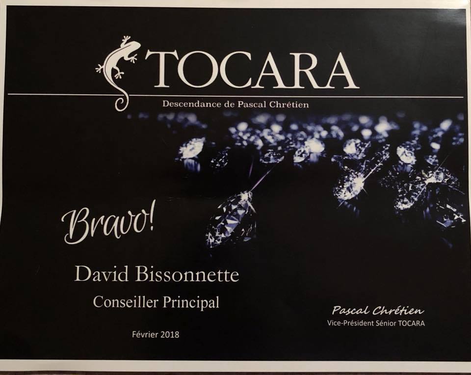 Tocara David Bissonnette Louiseville