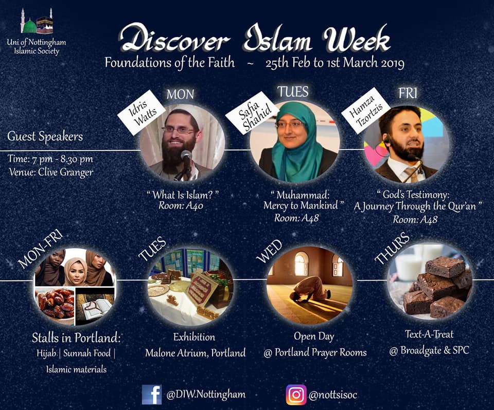 Discover Islam Week - University of Nottingham