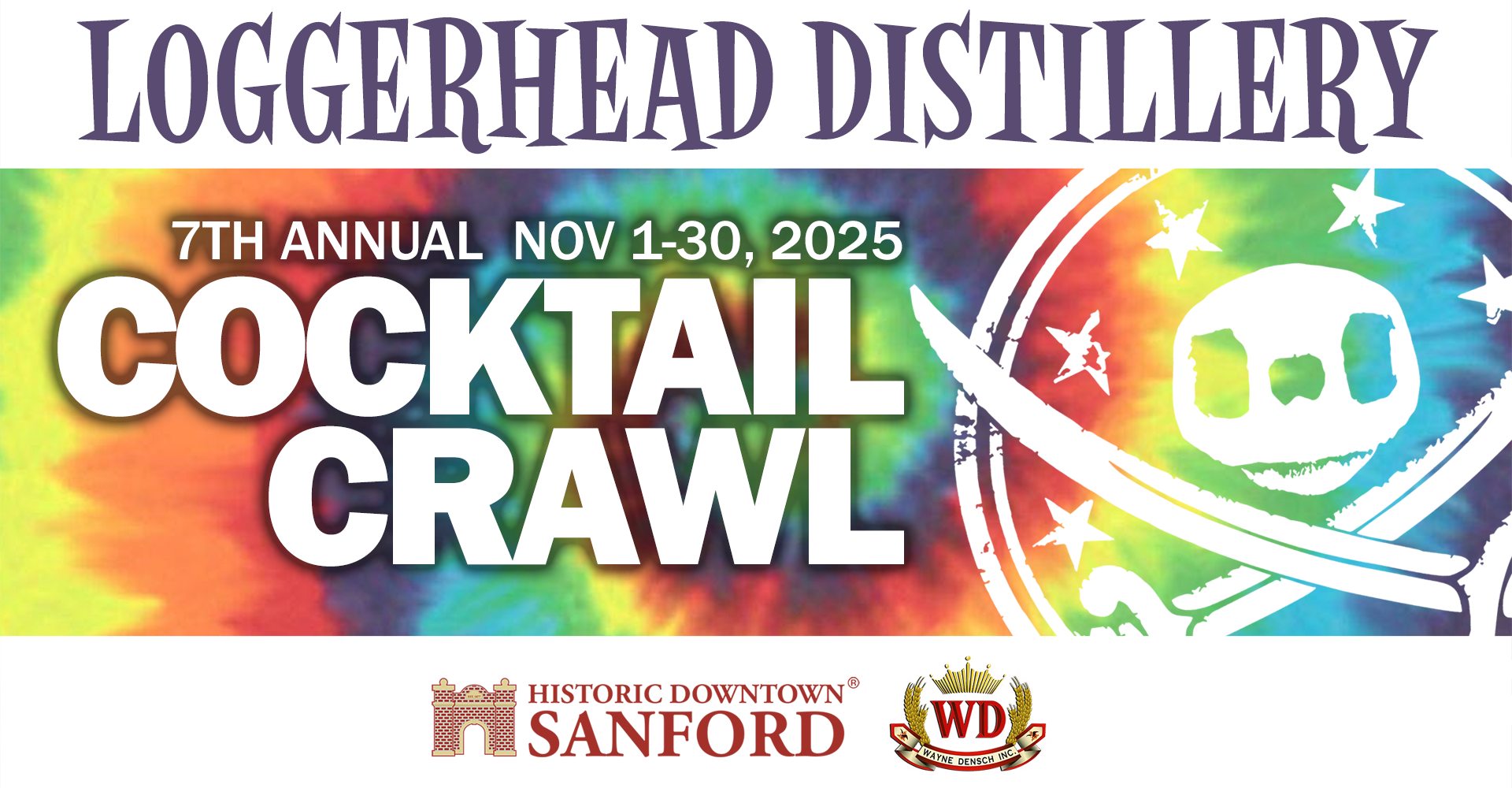 7th Annual Loggerhead Cocktail Crawl in Historic Downtown Sanford