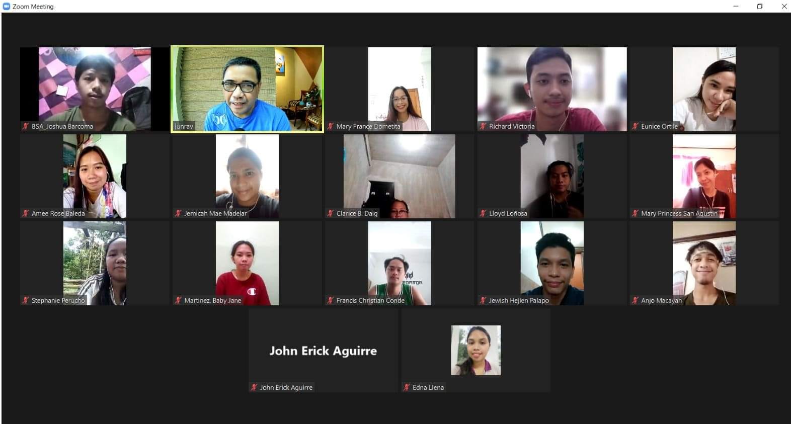 Online Review of the 4th Year BSA students of Bicol College with their ...