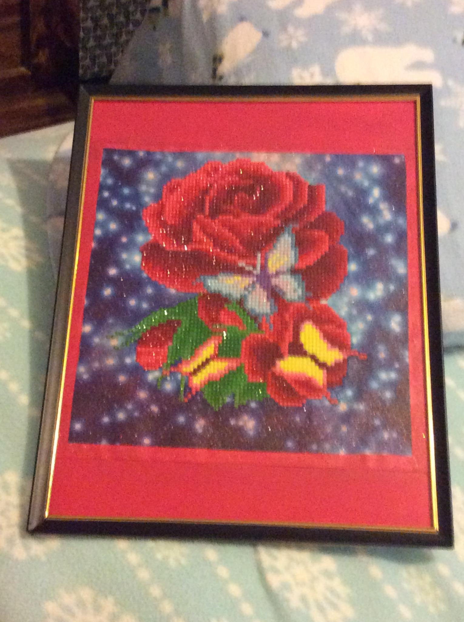 Completed 'Rose Library' by Ivy Dolamore from Diamond Art Club