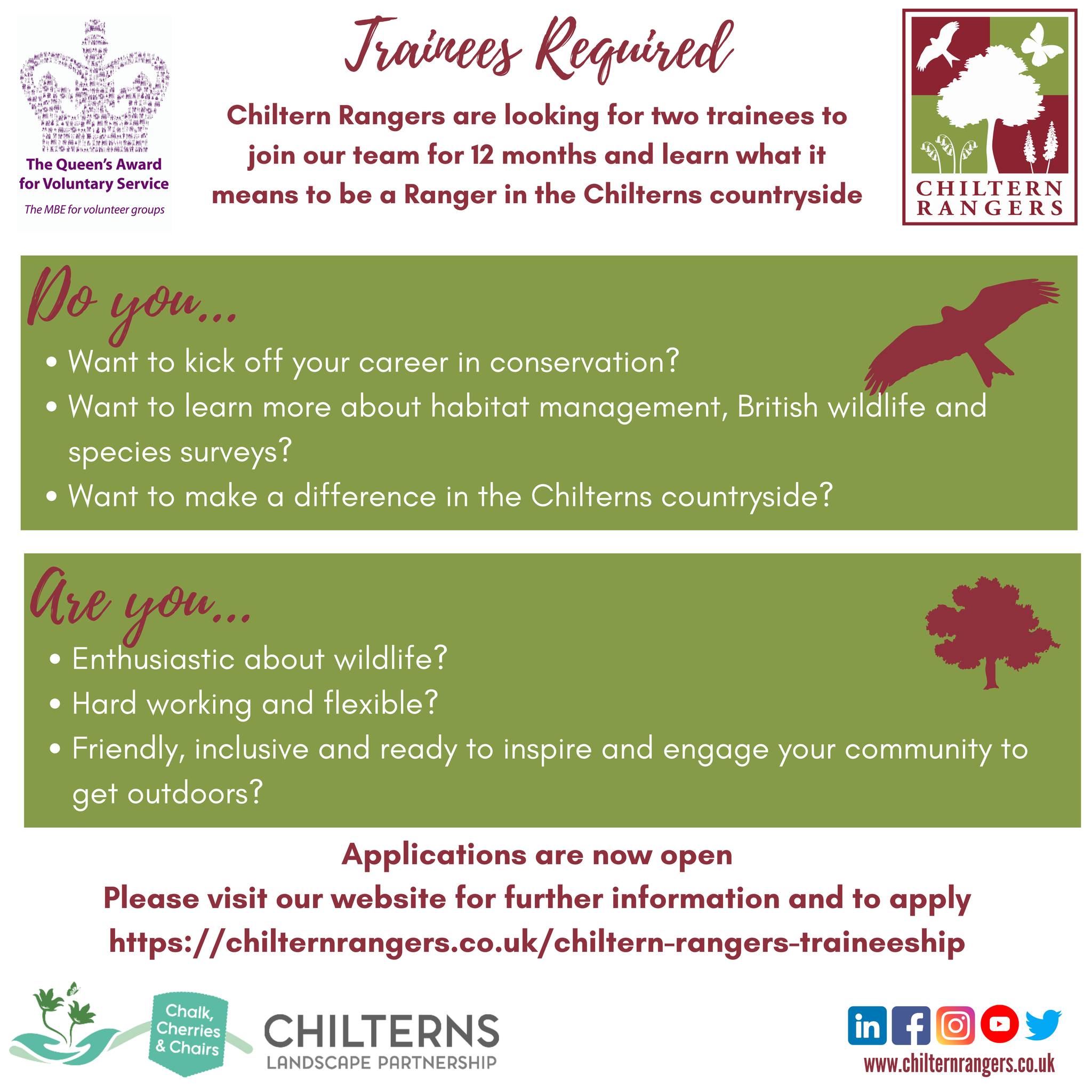 Chiltern Rangers CIC - We are delighted to announce that applications ...