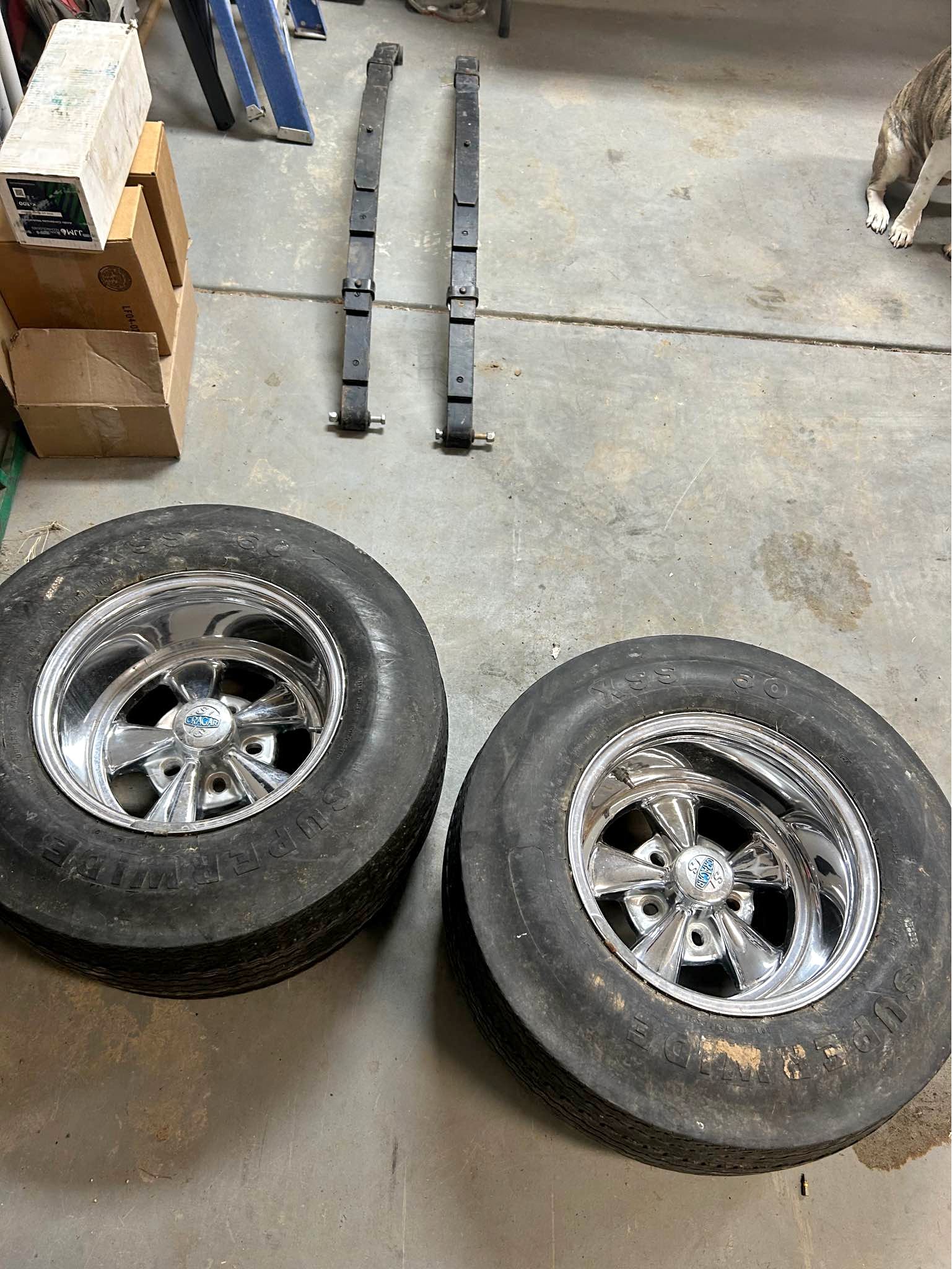 Crager ss 14x12 4.5 spread the tires are shot - Car Wheels, Tires ...