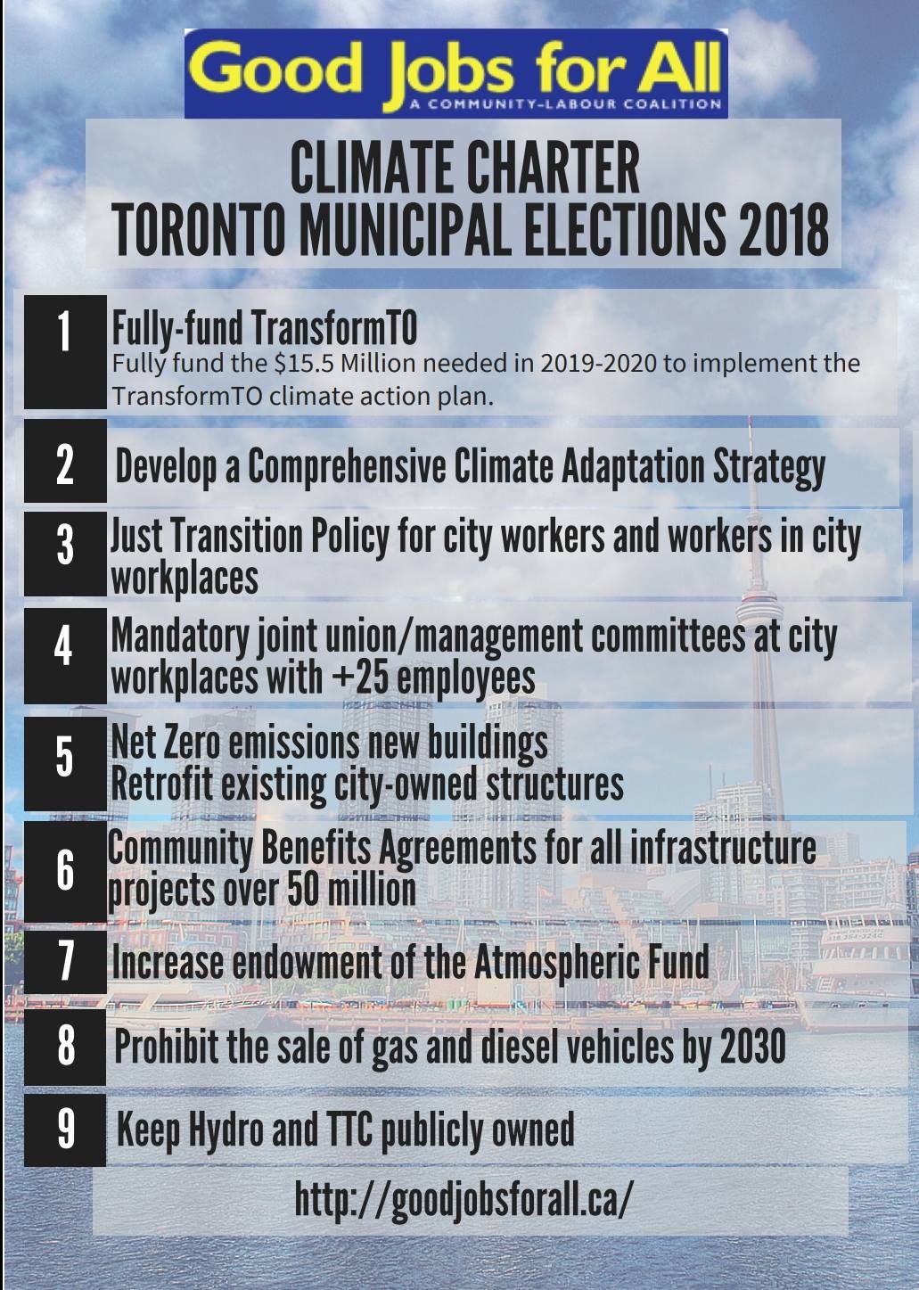 Steelworkers' Toronto Area Council - STAC - Good Jobs For All, A ...