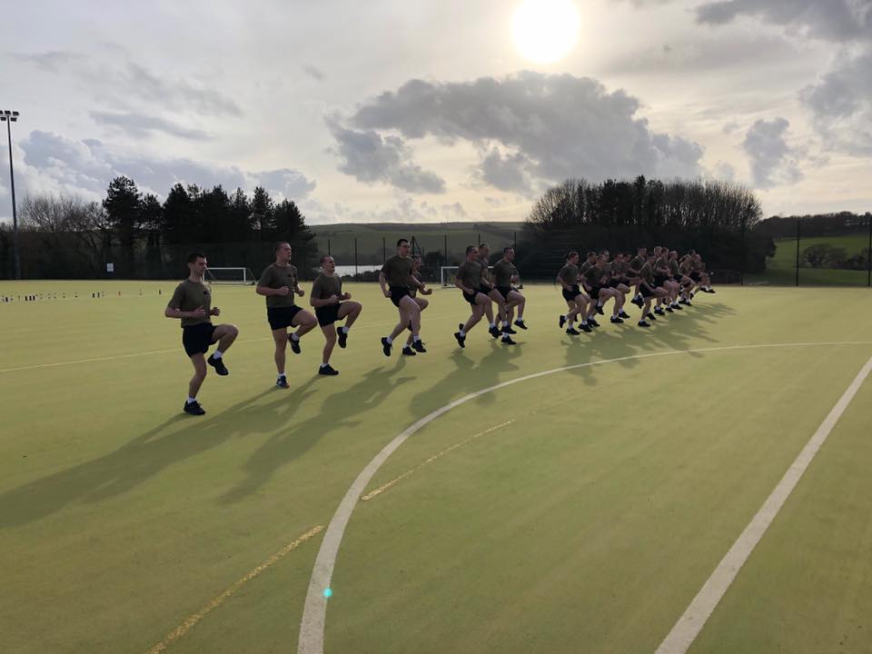 HMS Raleigh - On day 2 for our new class, the...