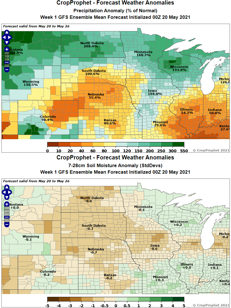 CropProphet - Quantifying the Impact of Weather on Grains