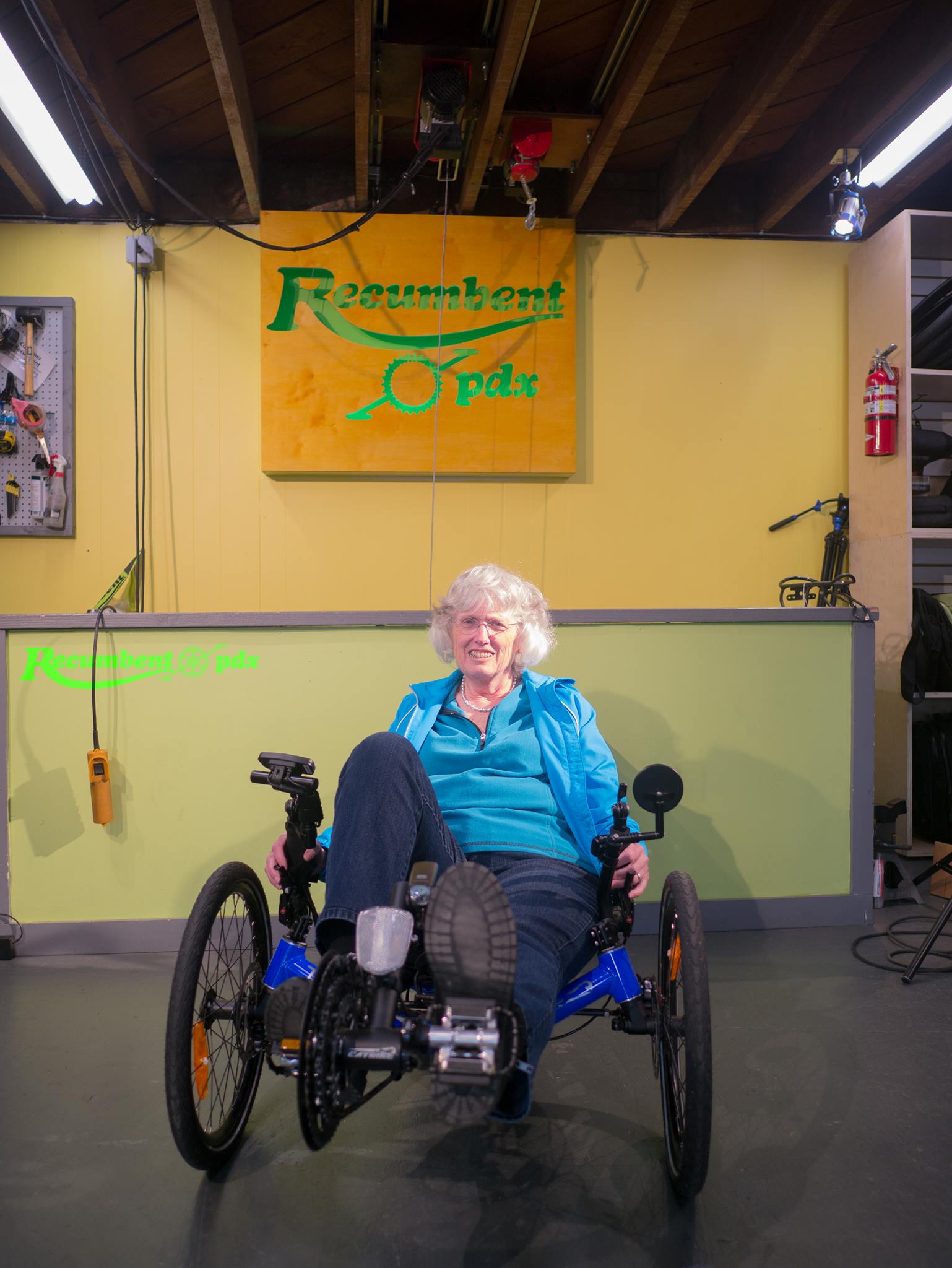 Recumbentpdx - For her birthday, Sarah purchased a Catrike...