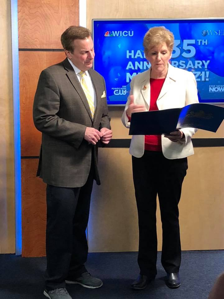 ENN Amanda Post - Congratulations to my co anchor, Mike...