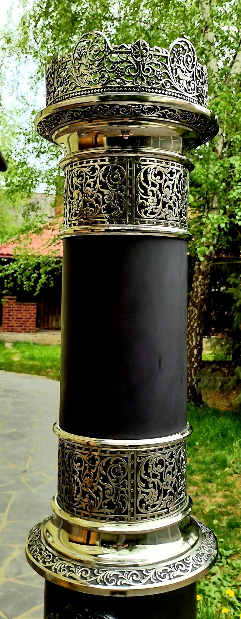 Antique Scandinavian cast iron stove Jernstoberiet restored