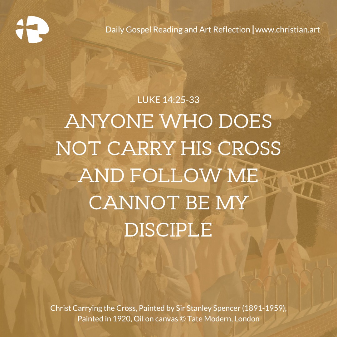 Christian.Art - Christ Carrying the Cross, Painted by Sir Stanley ...