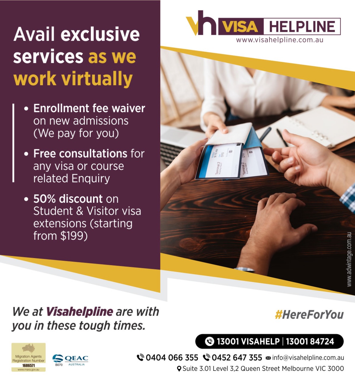 Visa Helpline | Melbourne VIC