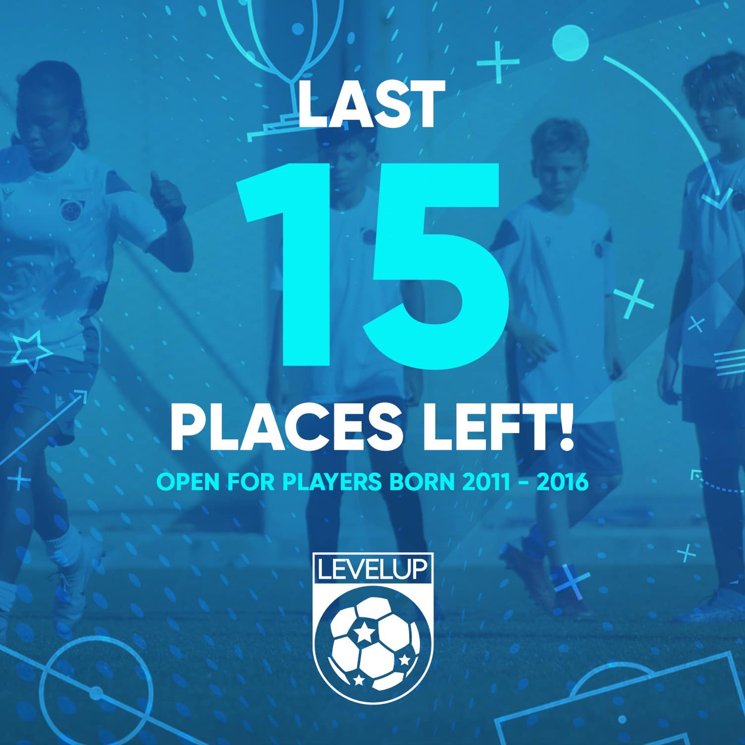LevelUp - ️Last 15 Places Left 🔵⚪️ You know what to do 👇...