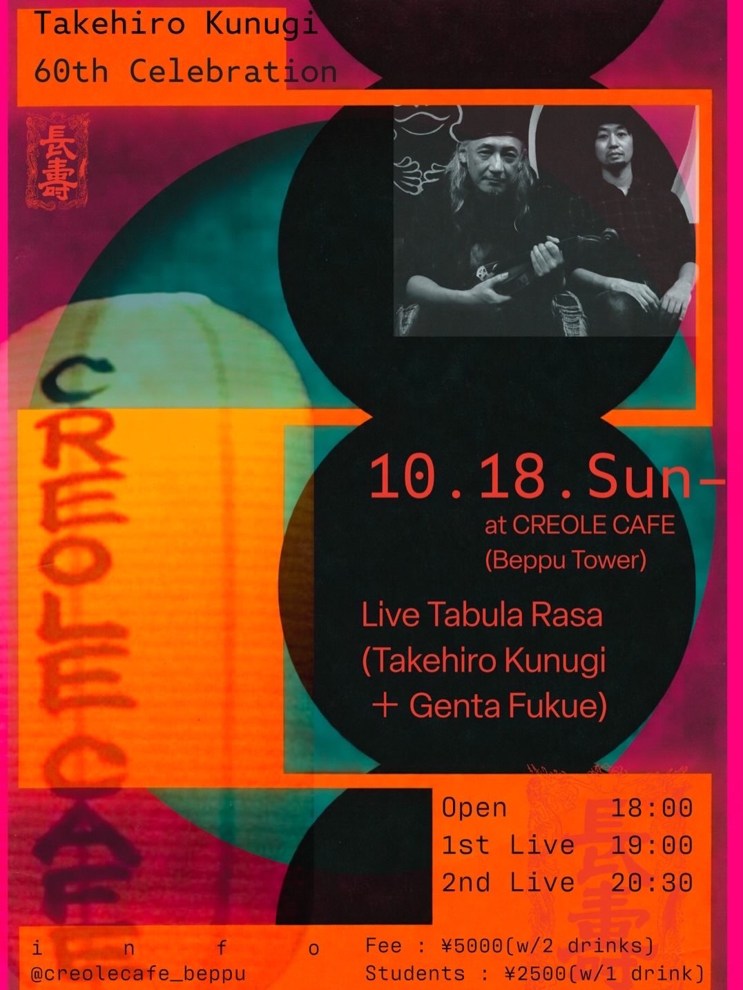 Tabula Rasa Live♫ Kunugi’s 60th celebration ㊗️