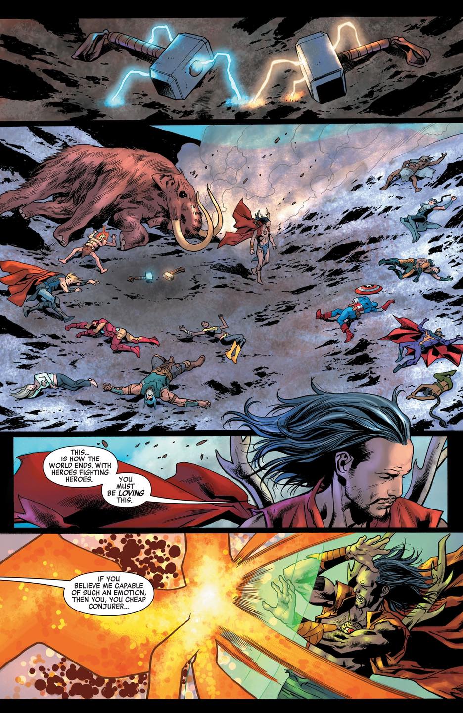 Sống cùng Comics - CÂY BÚA PHẢN CHỦ MJOLNIR HẠ GỤC 2 TEAM AVENGERS ...
