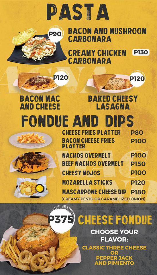 EBC - Our Cheesiest Menu ever!!!!! 😍 Come visit us today!... | Facebook