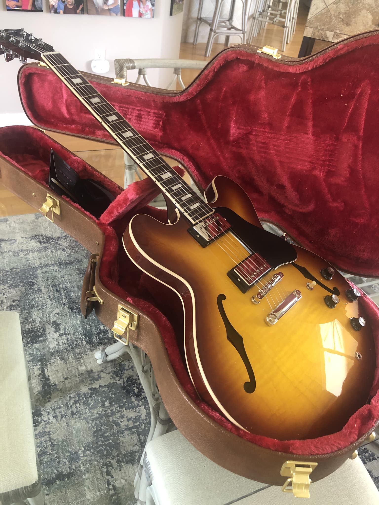 Gibson ES-335 figured iced tea guitar purchase