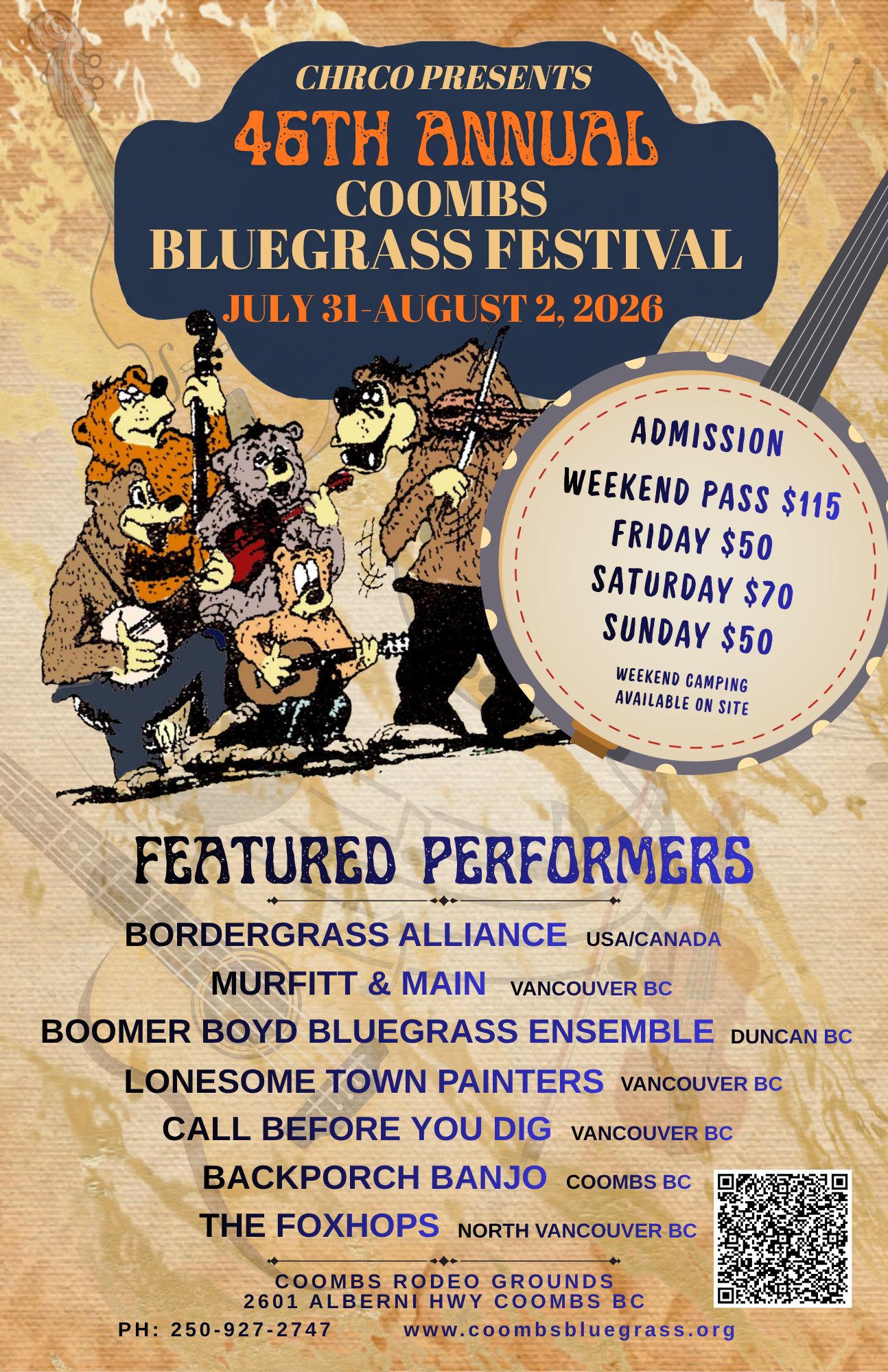 46th Annual Coombs Bluegrass Festival
