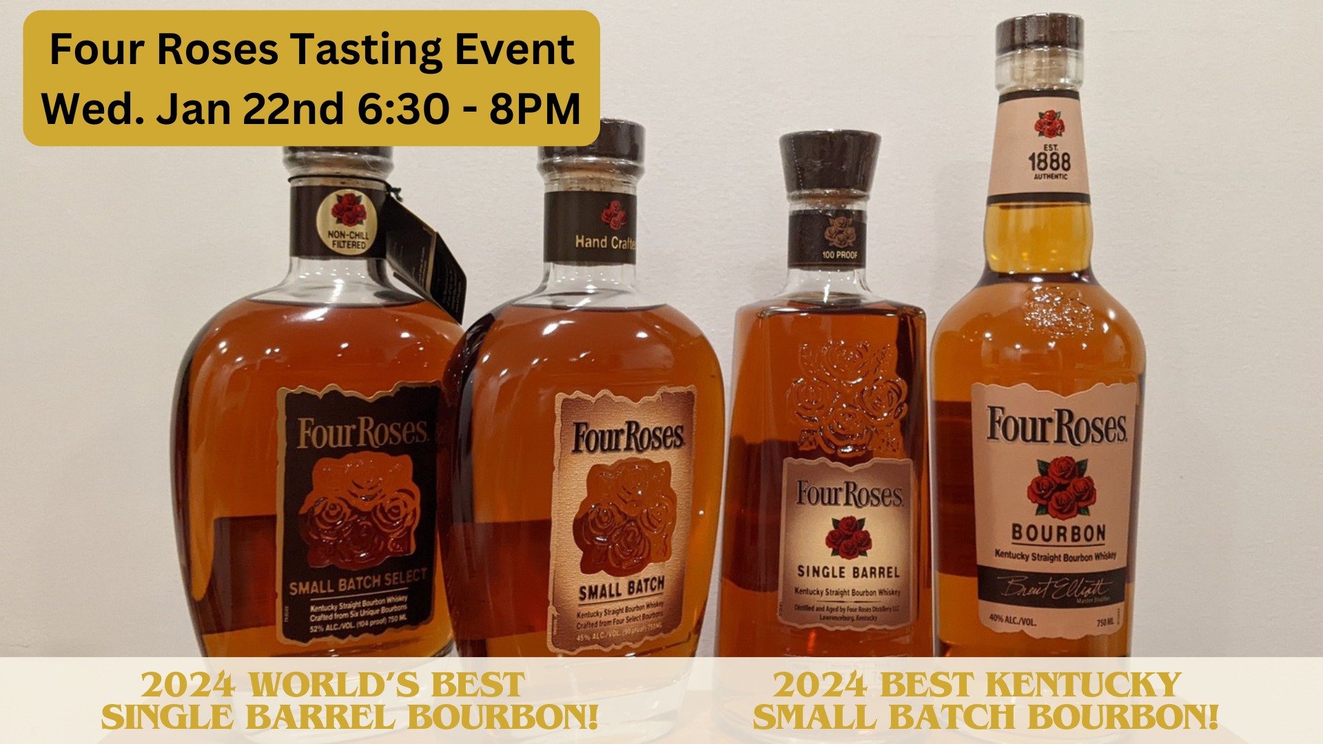 Four Roses Bourbon Tasting Event